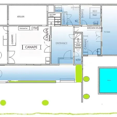 Comfortable Private Garden, Wellness Apartment